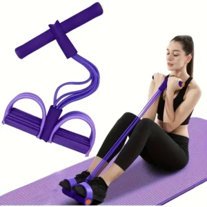 6-Tube Elastic Yoga Resistance Band