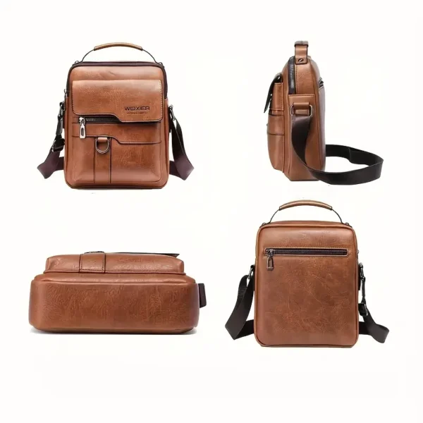 Durable Retro Vegan Leather Timeless Handbag