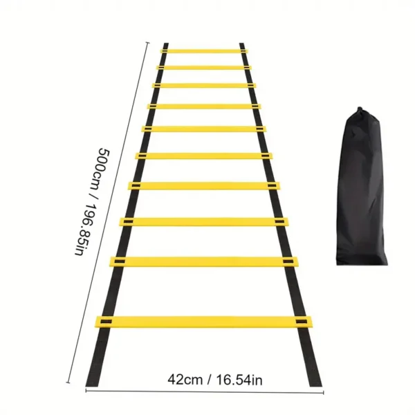 Agility Ladder With Storage Bag Speed Training Equipment