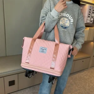 Durable Polyester eonothem Quilted Travel Bag