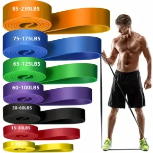 5-230 lbs Heavy-Duty Resistance Band Training System