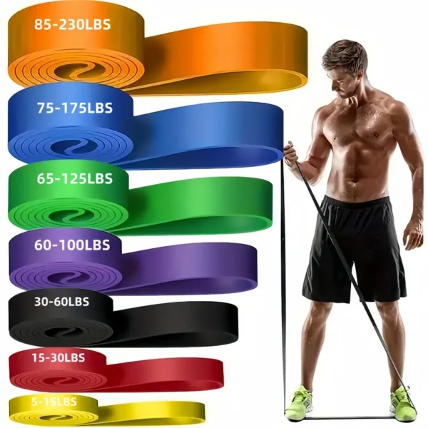 5-230 lbs Heavy-Duty Resistance Band Training System