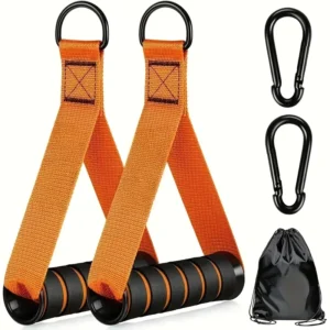 Resistance Band Exercise Handles with Adjustable Straps