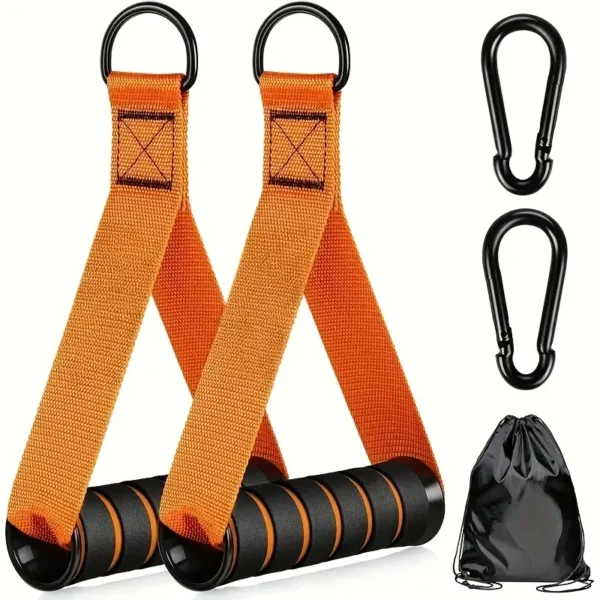 Resistance Band Exercise Handles with Adjustable Straps