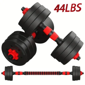 Adjustable Dumbbells, 44lbs Free Weight Set With Connector