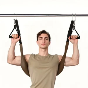 Adjustable Brown Lumbar Traction Belt