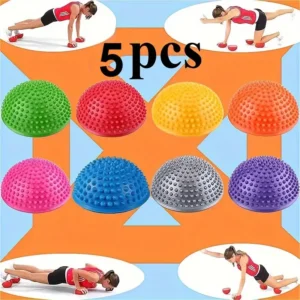 5pcs Hedgehog Texture Balance Discs with Pump